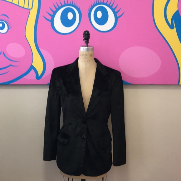 Dkny Jackets & Blazers - DKNY Black Velvet Blazer Vintage